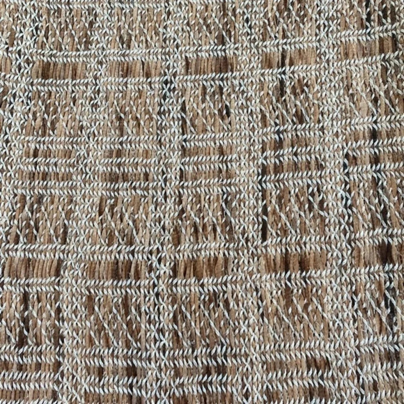 Nic + Zoe Textured Knit Fringe Tan Skirt M - Picture 13 of 13